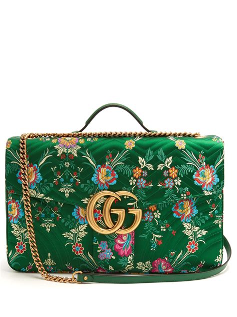 gucci flower embroidered bag|gucci handbag flowers.